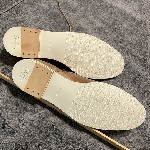 AGL Patent Leather Women’s Oxfords shoes, Bronze Size EUR 37.5 / US 7 - Picture 9 of 12